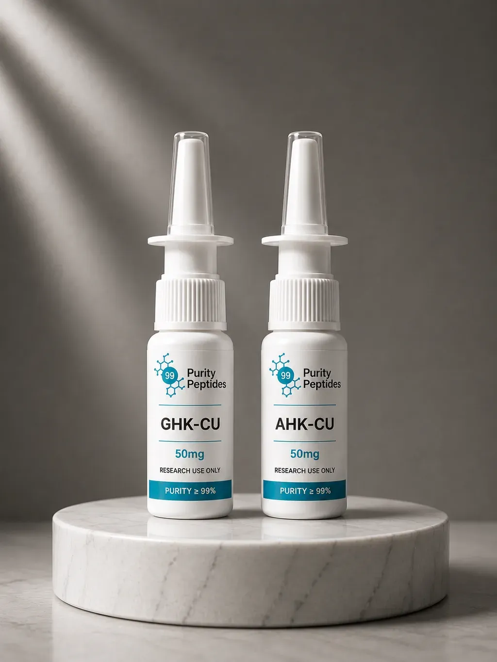 ghk cu nasal spray reviews Copper Peptide — GHK-Cu and AHK-Cu, 50mg LH Analog Size:90 Sublingual Tablets BAC Water - Polar