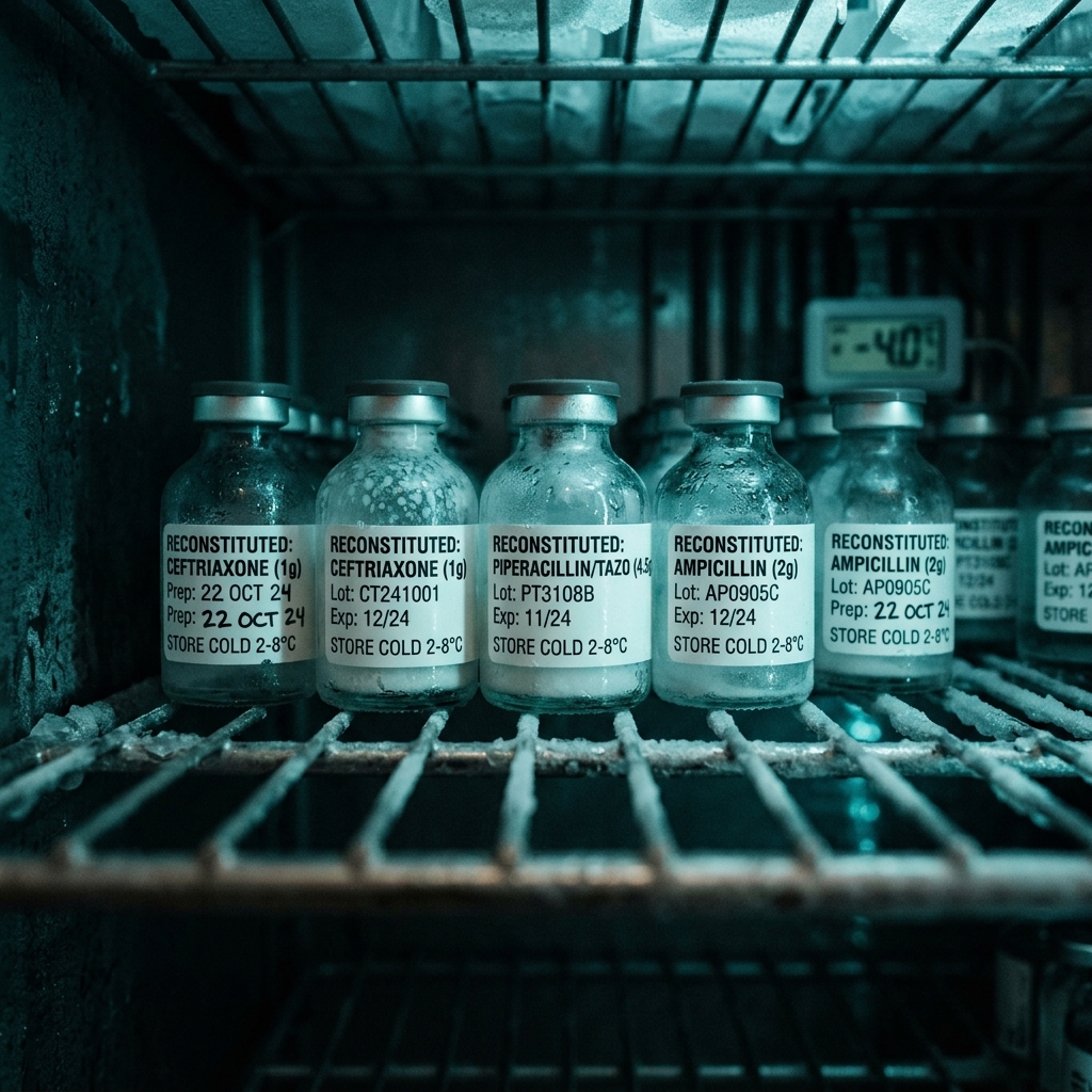 Almacenamiento de péptidos reconstituidos Péptidos de investigación reconstituidos en almacenamiento en frío para estabilidad